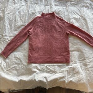 J. Crew Dusty Rose Rollneck Sweater